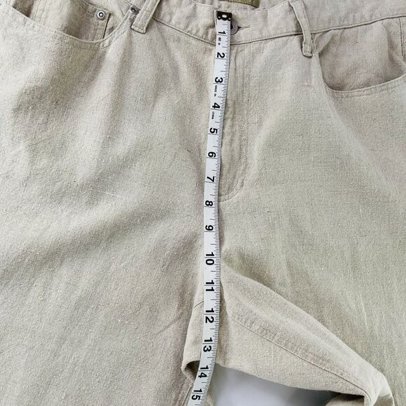 Vintage Linen Pants Liz Claiborne Linen Pants Womens Linen VTG Pants 32x32 Linen - Picture 12 of 16